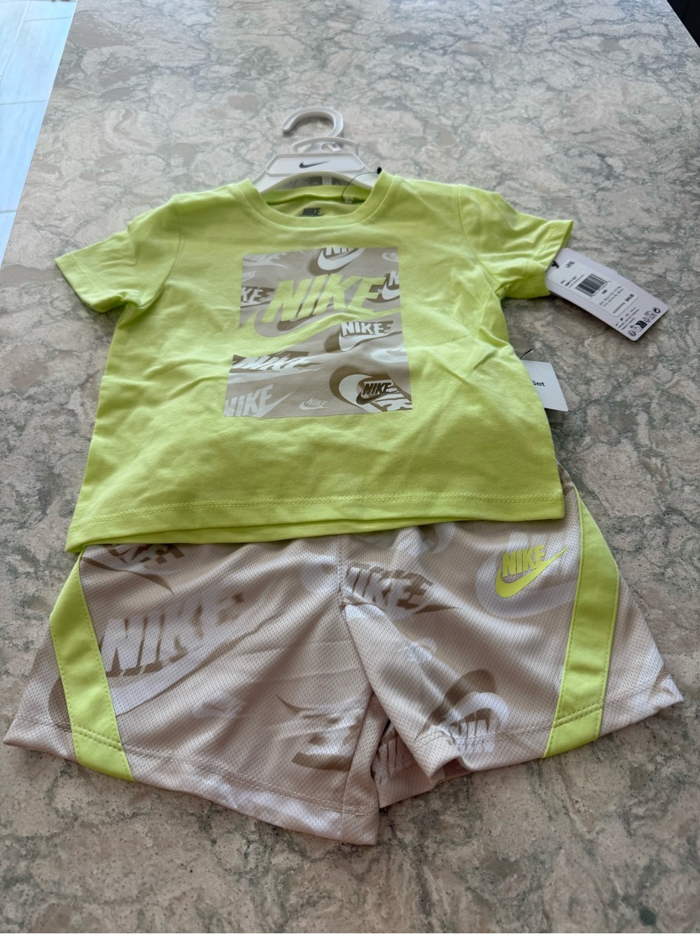 Nike Sportswear Dri-FIT T-Shirt & Mesh Shorts Set 18 Month